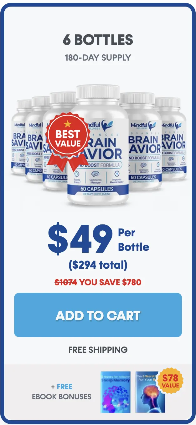 Brain Savior 6 bottle