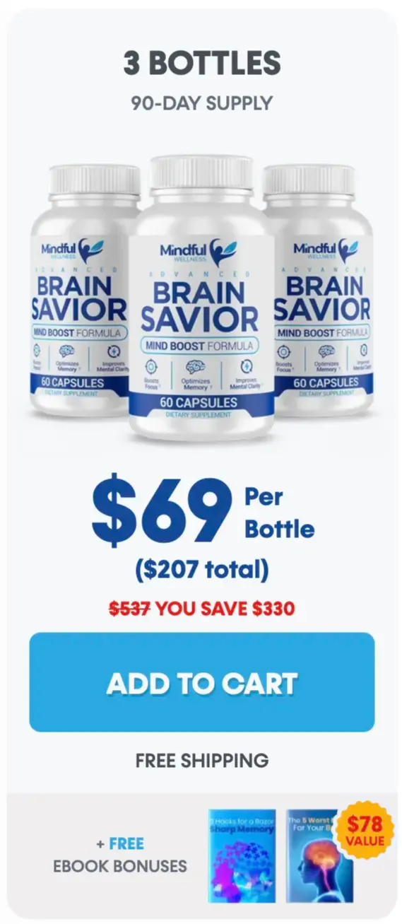 Brain Savior 3 bottle